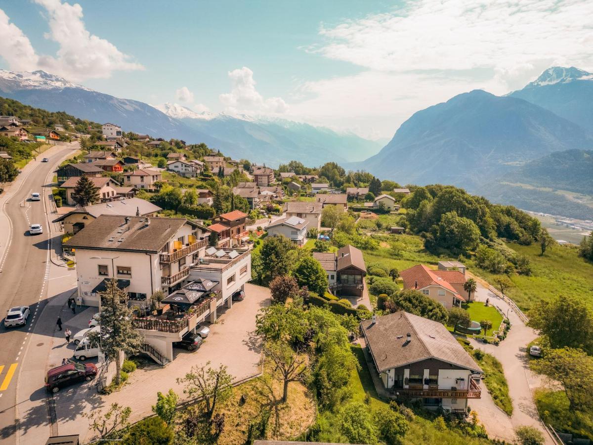 Relais Fleuri Hotel Chermignon-d'en Bas Kültér fotó