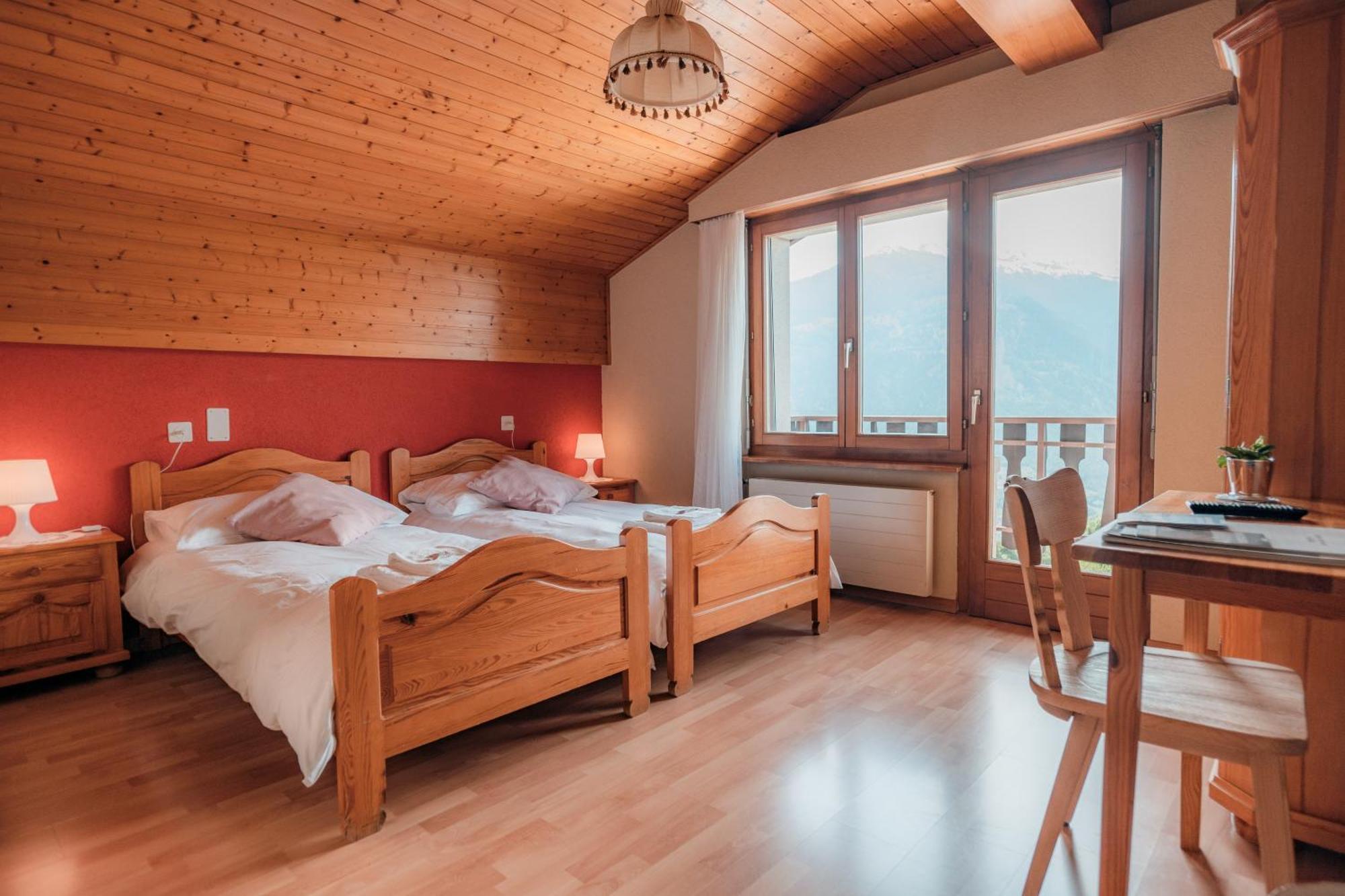 Relais Fleuri Hotel Chermignon-d'en Bas Kültér fotó
