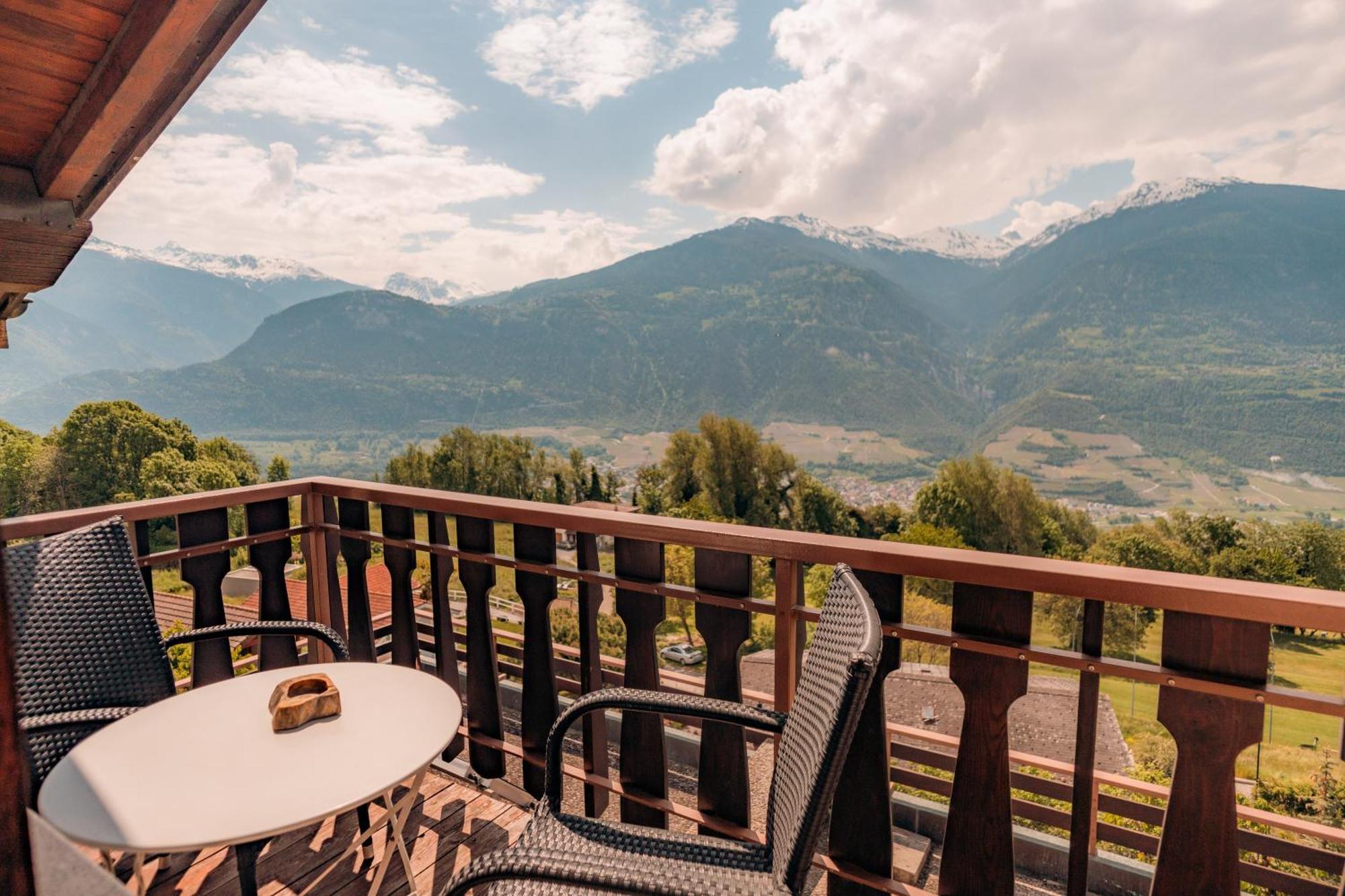 Relais Fleuri Hotel Chermignon-d'en Bas Kültér fotó