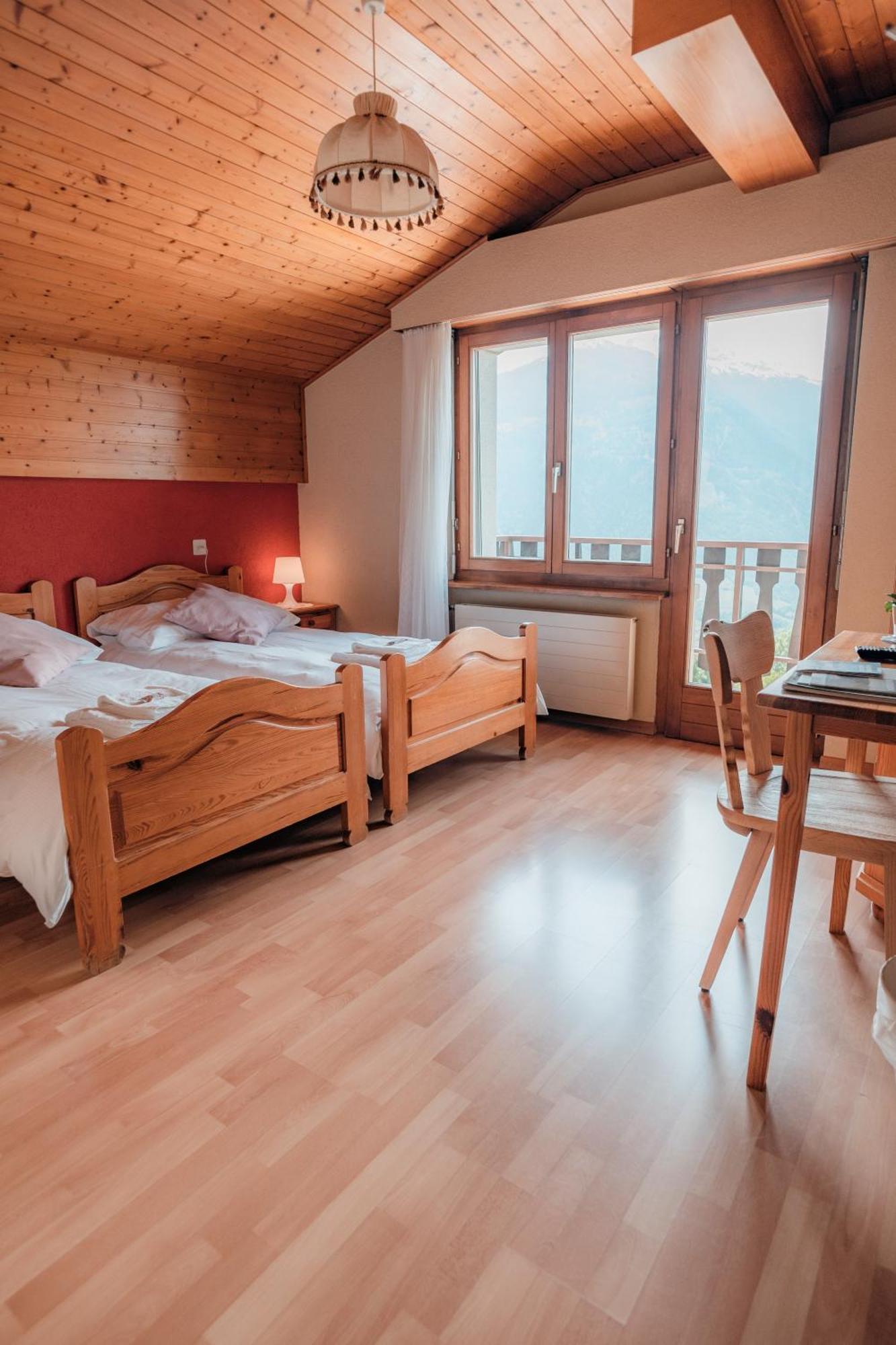 Relais Fleuri Hotel Chermignon-d'en Bas Kültér fotó